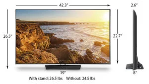 Dimensions for 48 Inch TV stand