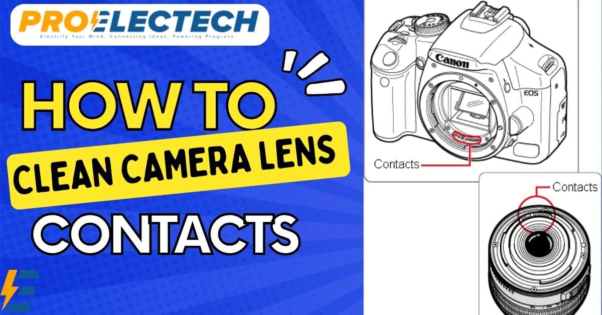 clean the lens contacts