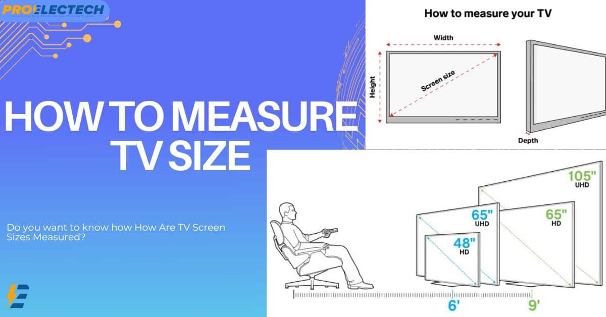 how are tv screen size measured