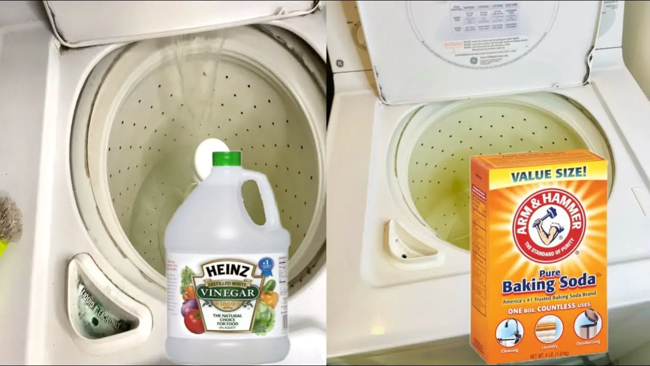 How to Clean Washing Machine Vinegar Baking Soda