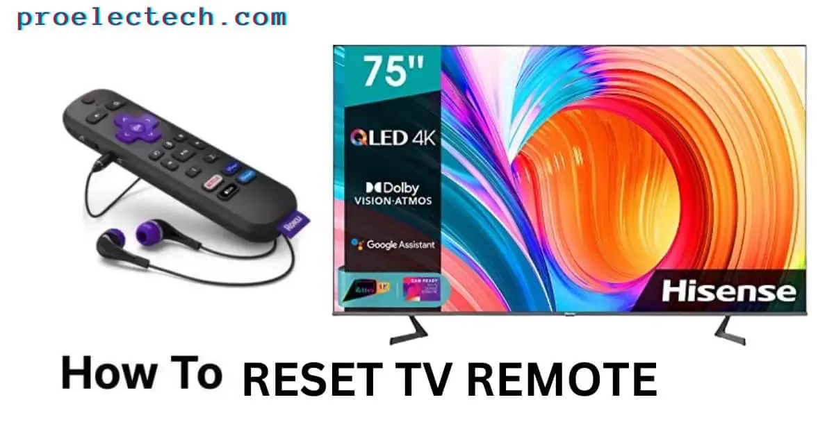 how to reset tv remote control