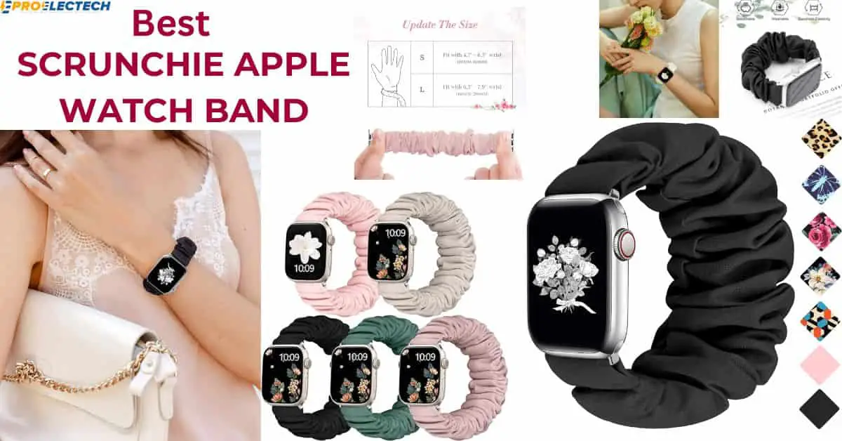 scrunchie apple watch band