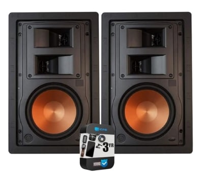 Klipsch 1014134 R-5650-s Ii In-wall Speaker Black Each 2 Pack Bundle